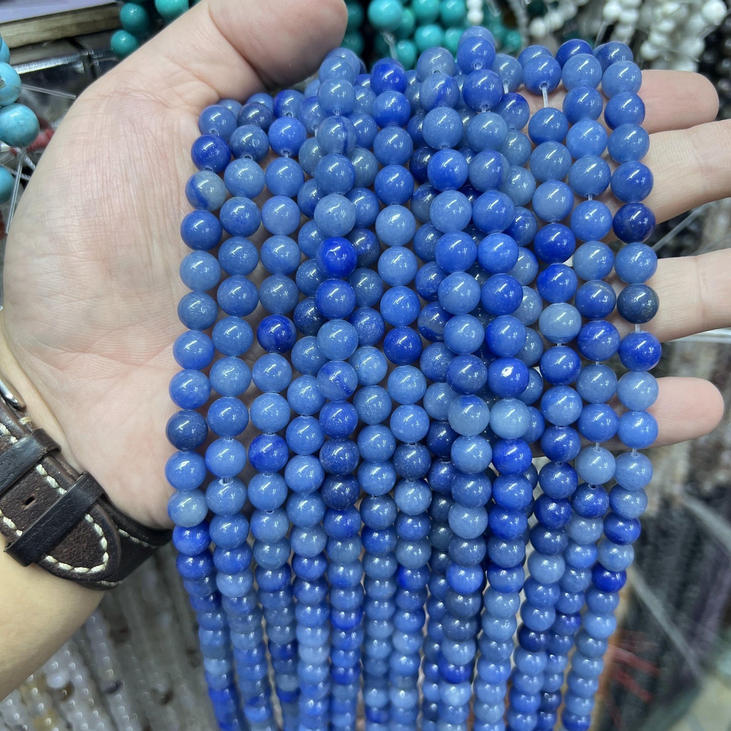 $2.5--8mm #2 Semi- Precious beadsFree Shipping