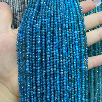 Tiny Round Faceted Beads Gemstone/Quartz/Jasper/Agate 2mm 3mm 4mm