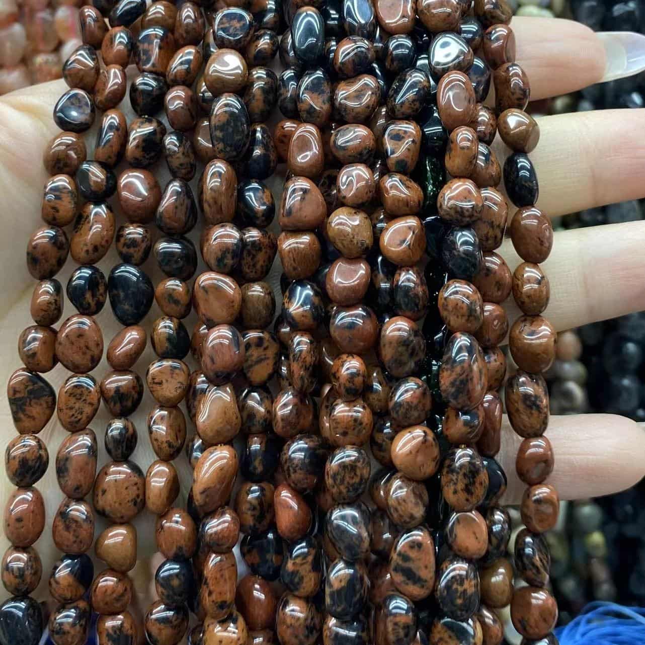 Irregular Smooth Beads 6-8mm Gemstone/Quartz/Jasper/Agate