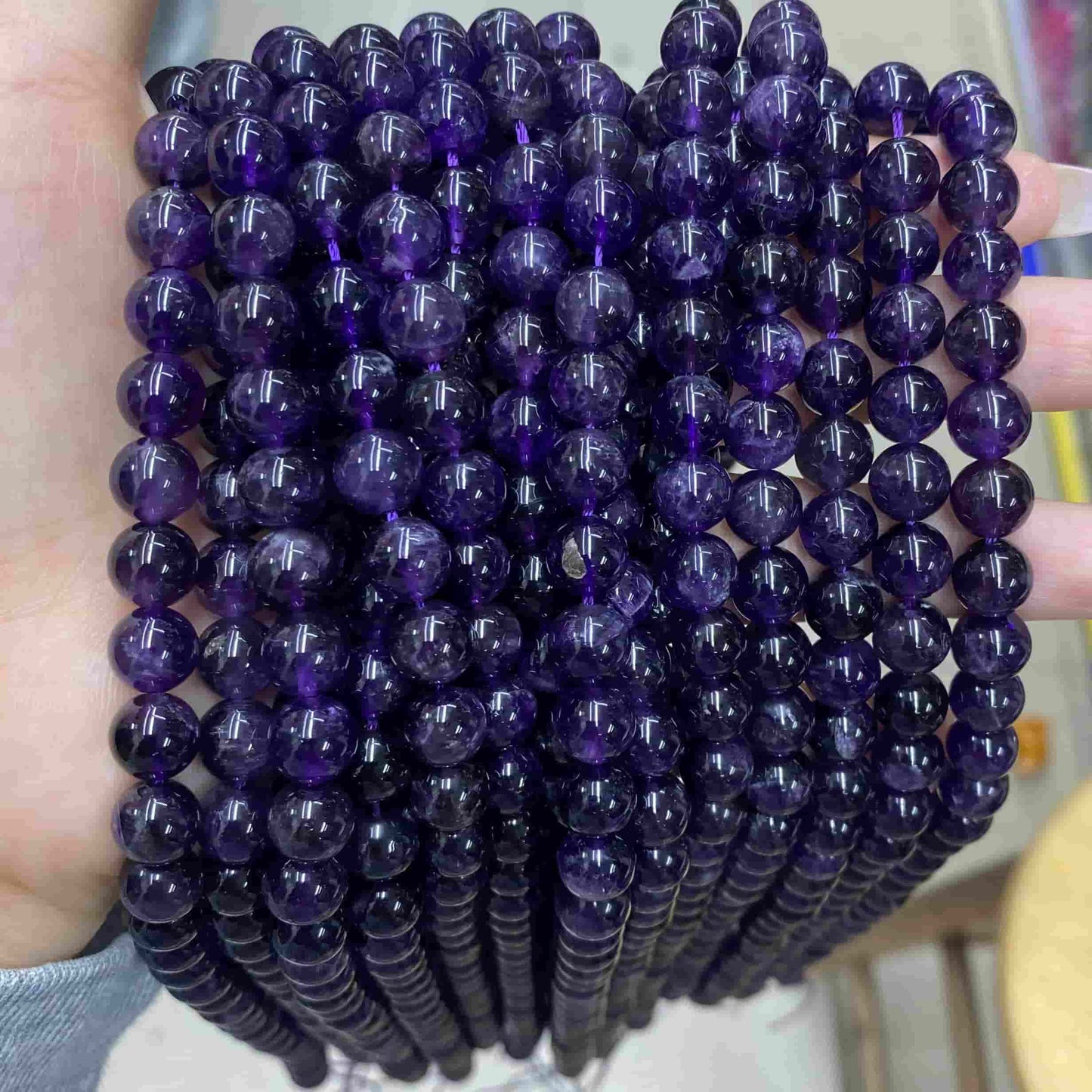 Wholesale Gemstone Beads 4mm 6mm 8mm 10mm 12mm-Loose Bead -Free Shipping （I）