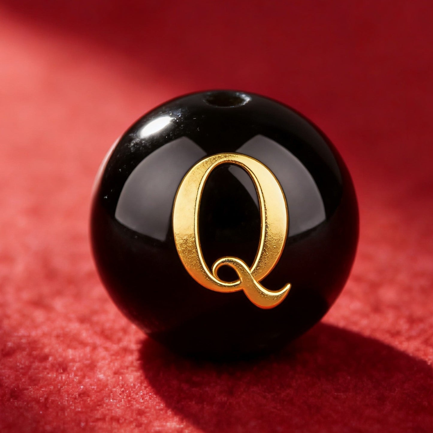 Natural Red Agate Beads - 26 Alphabet Loose Beads for Engraving Customization DIY