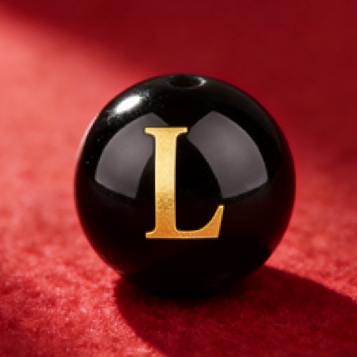 Natural Red Agate Beads - 26 Alphabet Loose Beads for Engraving Customization DIY