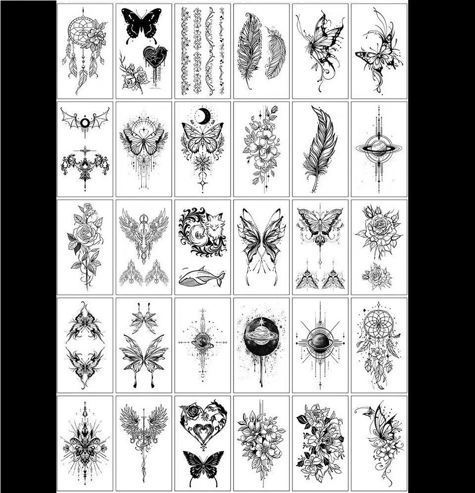 Tattoo Sticker Water Proof-30 Pcs Set TT1