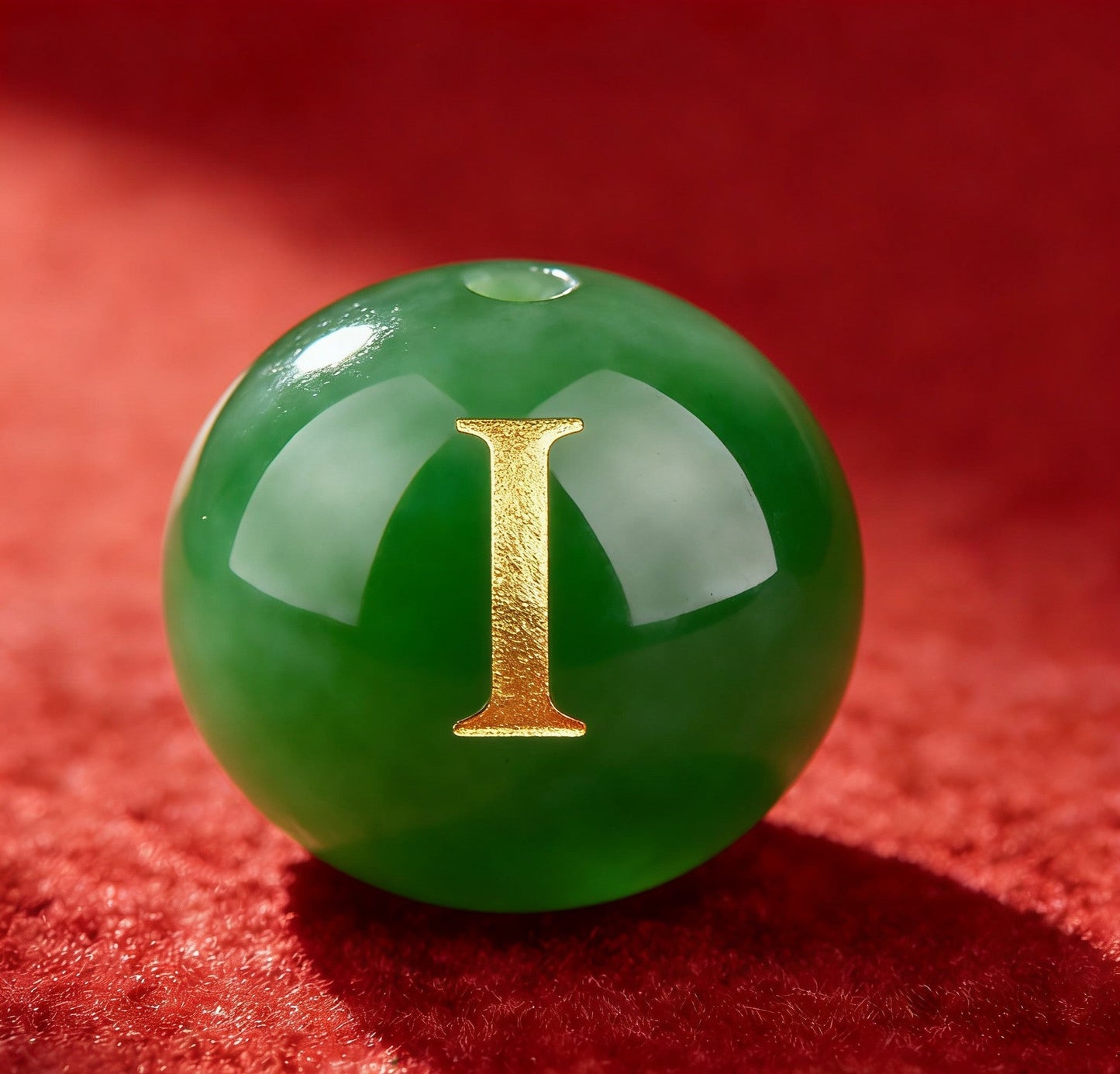 Natural Red Agate Beads - 26 Alphabet Loose Beads for Engraving Customization DIY