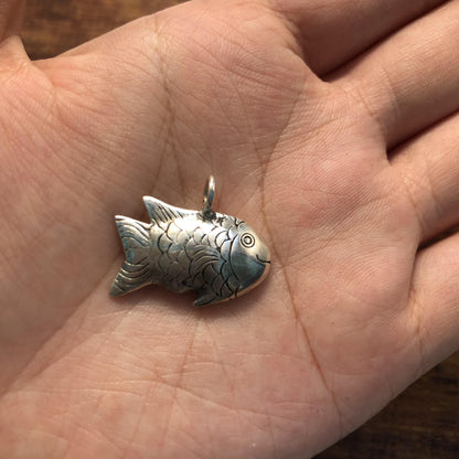 Takahashi Goro 925 Silver Fish Pendant