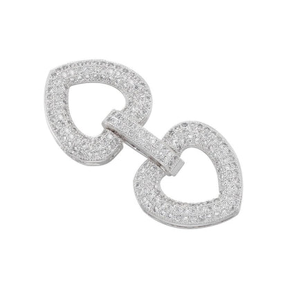 1 Pcs Hooks Accesories Supplies Brass Cubic Zirconia Connectors