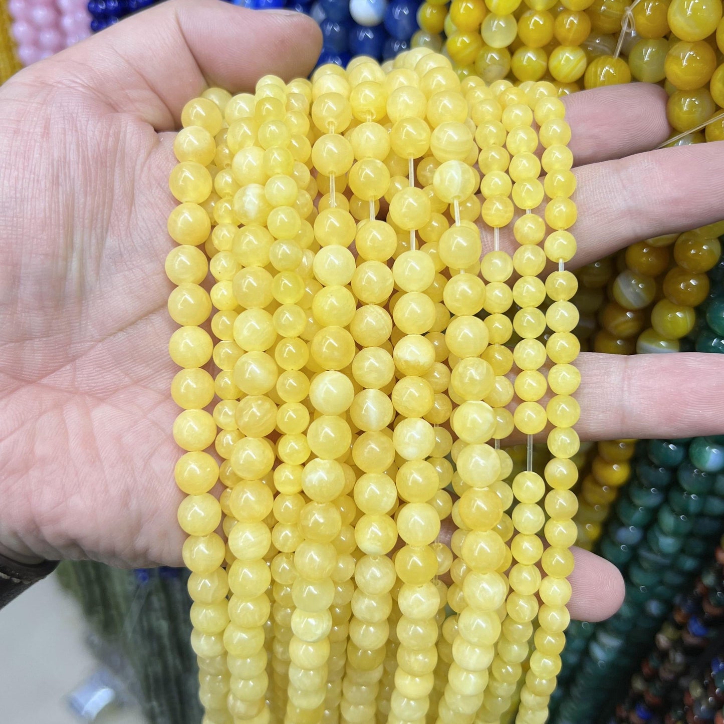$2.5--8mm #2 Semi- Precious beadsFree Shipping