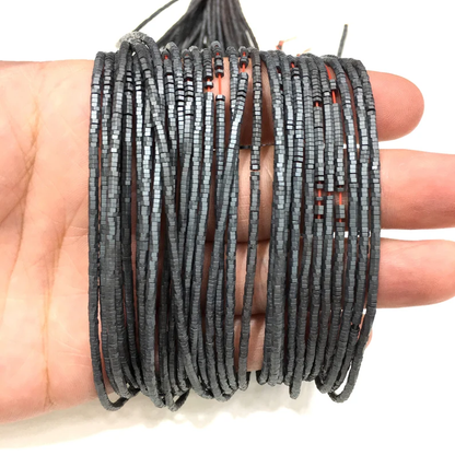 Rondelle Shape Hematite Beads
