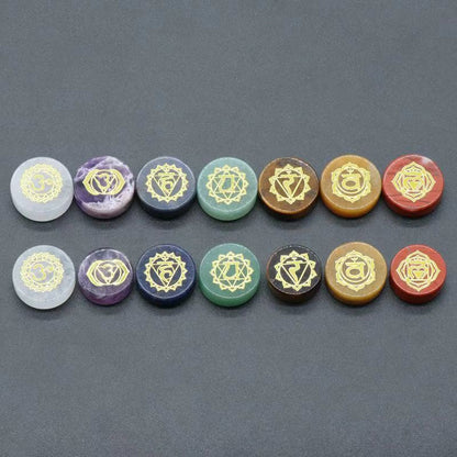 Healing Crystal Chakela Yoga Energy Set