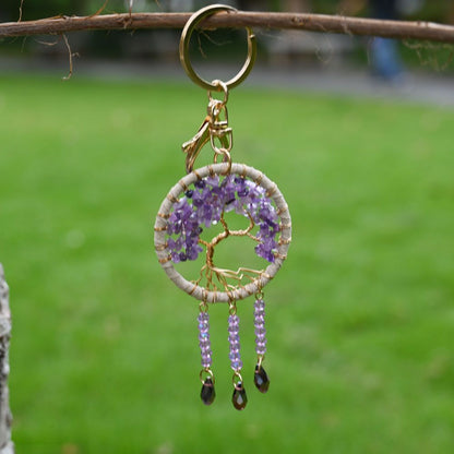 Dream Catcher Life Tree Healing Keychains