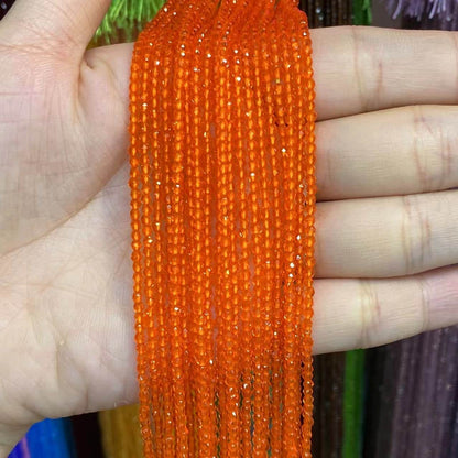 Nano Beads Tiny Round Faceted Beads 2mm 3mm
