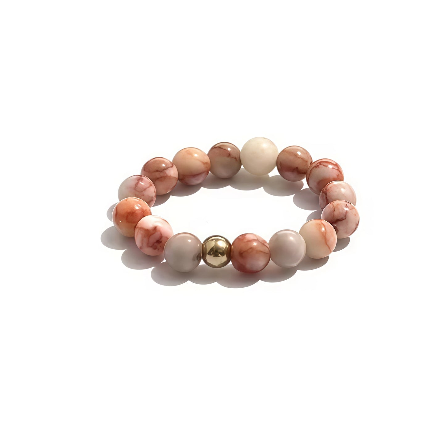 3mm Multi Round Bead Ring Elastic Rings Stackable