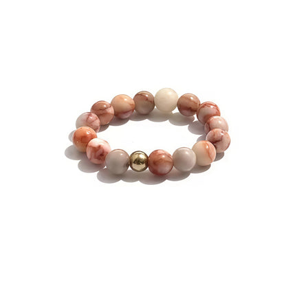 3mm Multi Round Bead Ring Elastic Rings Stackable