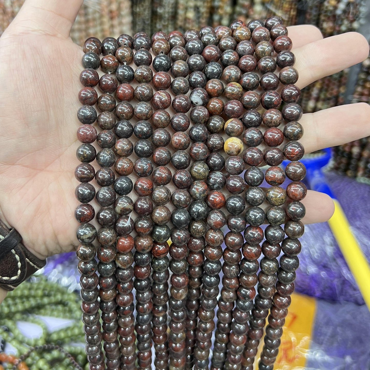 $2.5--8mm #2 Semi- Precious beadsFree Shipping