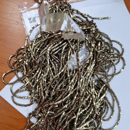 Rondelle Shape Hematite Beads