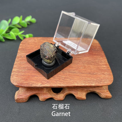 Micro Mineral Box Raw Crystal GemstoneCollection Box