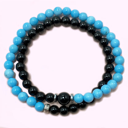 Turquoise to Help Lower Stress & Anxiety Level Crystal Bracelet