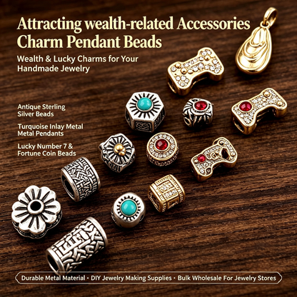Attracting Wealth-Related Accessories Charm Pendant Beads 1PCS