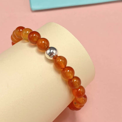 Carnelian for Better Wealth & Career Crystal Bracelet
