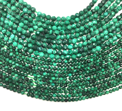 Natural Malachite Small Size Loose Beads