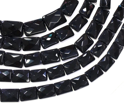 Retangle Shape Black Onyx Beads