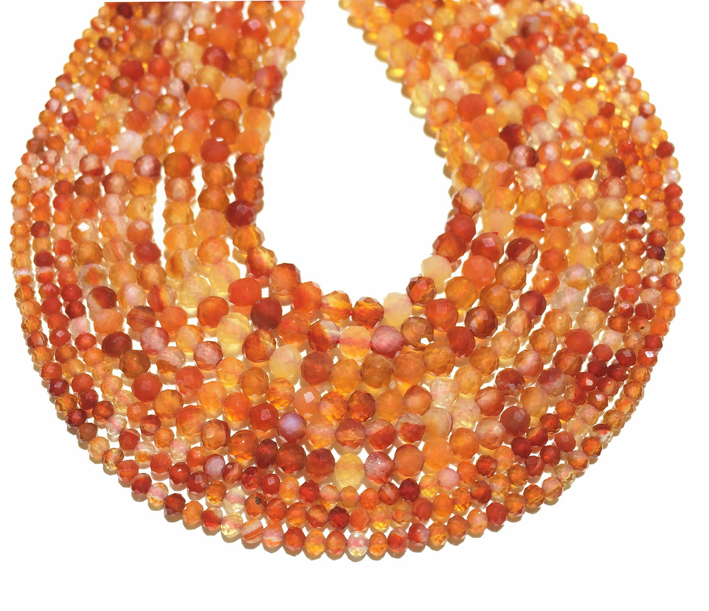 Natural Carnelian Small Size Loose Beads