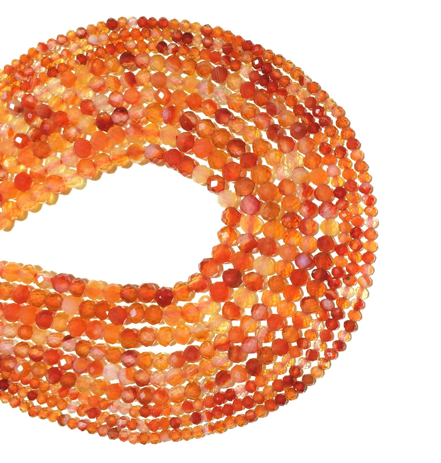 Natural Carnelian Small Size Loose Beads