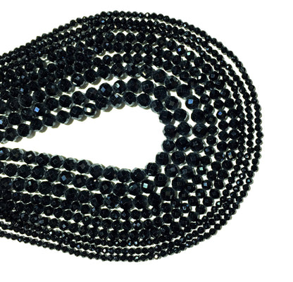 Natural Black Spinel Small Size Loose Beads