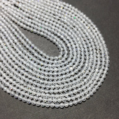 Natural White CZ Small Size Loose Beads