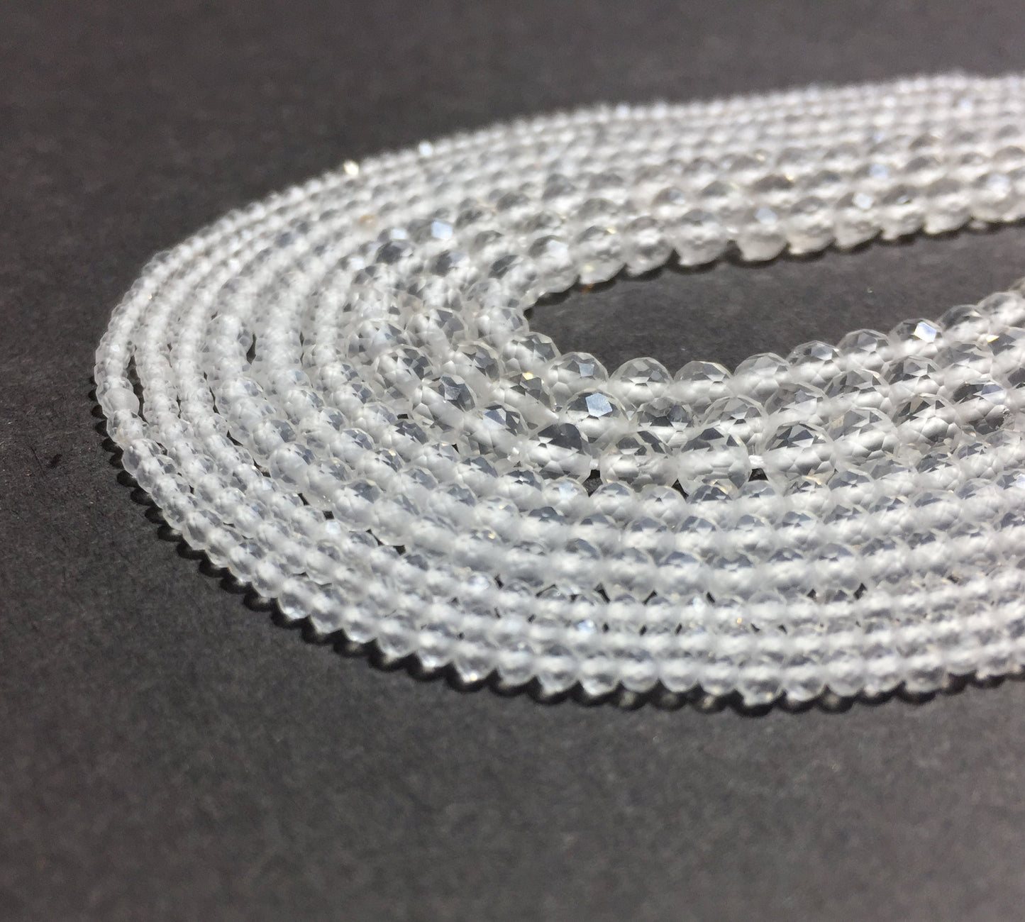 Natural Crystal Clear Quartz Small Size Loose Beads