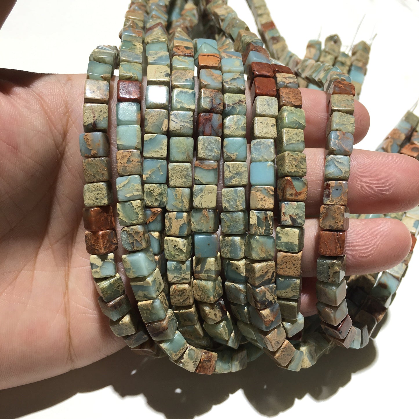 Snake Skin Jasper Beads