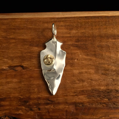 Japan Takahashi Goro Shield Pendant 13x15mm