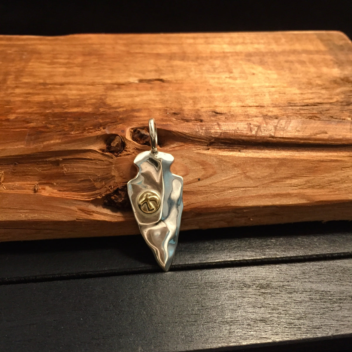 Japan Takahashi Goro Shield Pendant 13x15mm