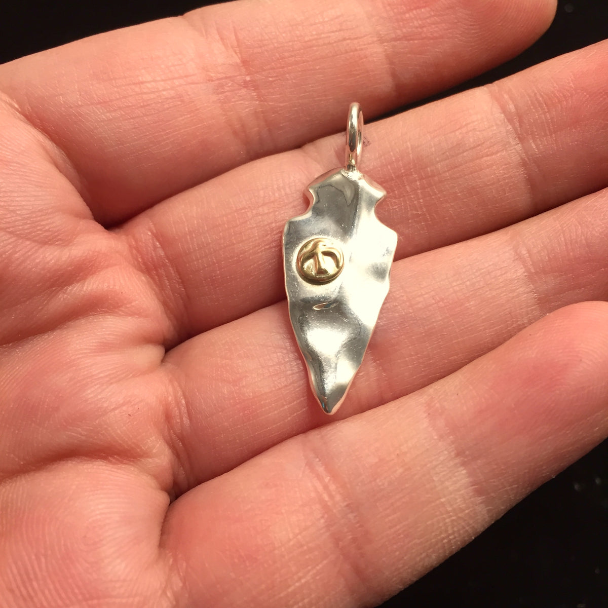 Japan Takahashi Goro Shield Pendant 13x15mm