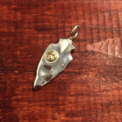 Japan Takahashi Goro Shield Pendant 13x15mm