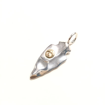 Japan Takahashi Goro Shield Pendant 13x15mm