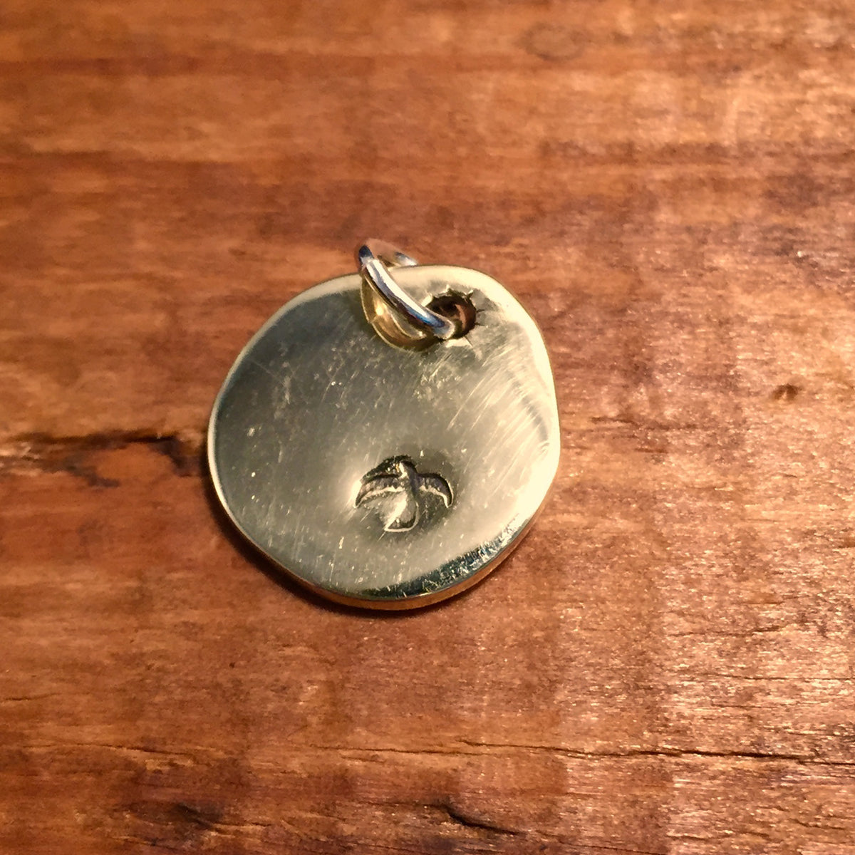 Japan Takahashi Goro Coin Pendant 15x16mm