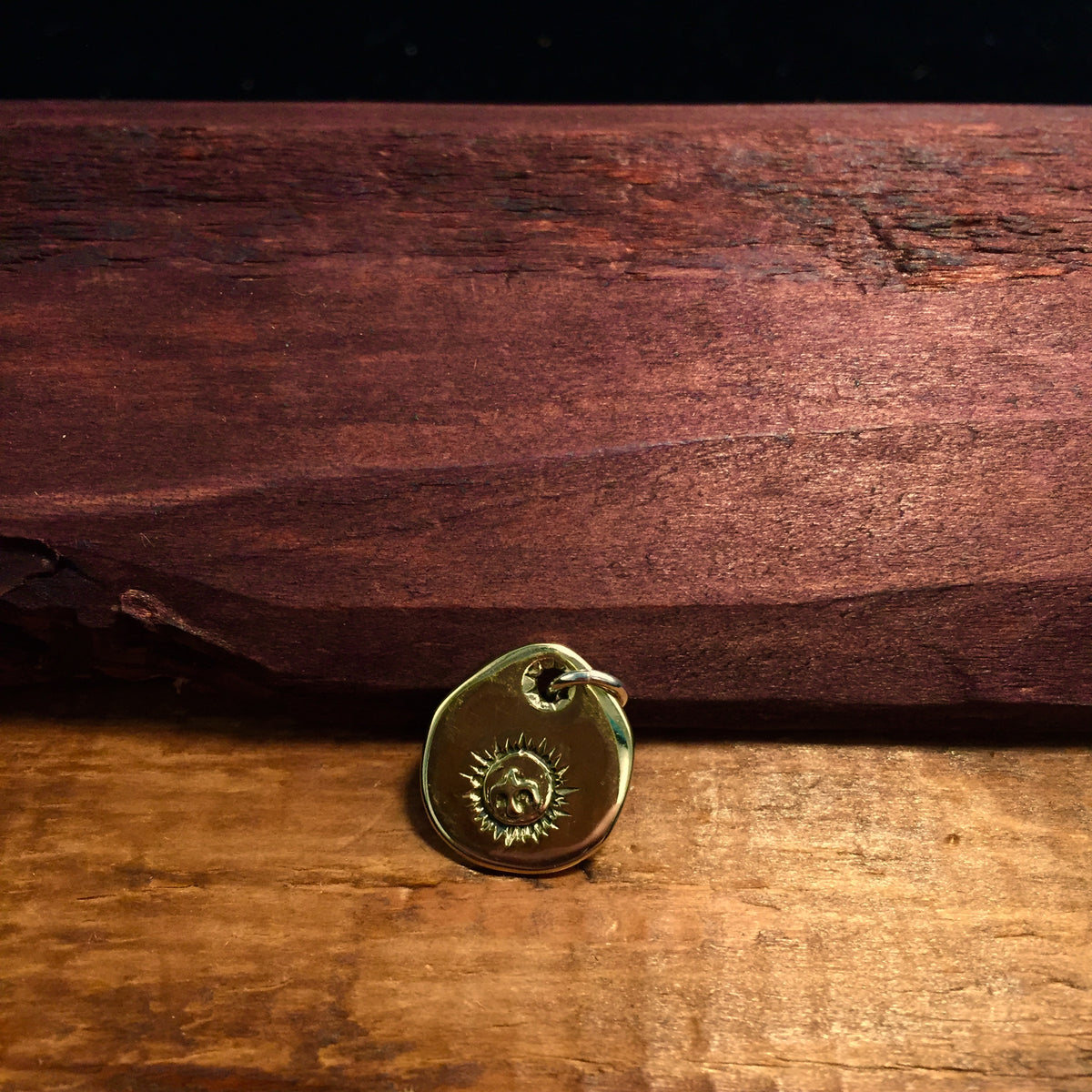 Japan Takahashi Goro Coin Pendant 15x16mm