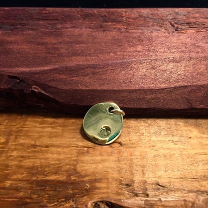 Japan Takahashi Goro Coin Pendant 15x16mm