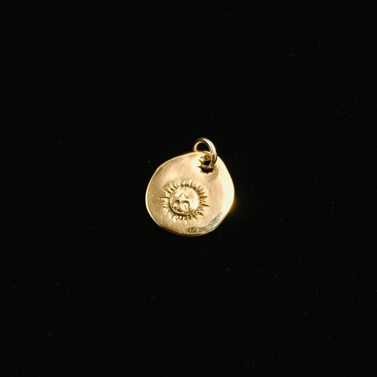 Japan Takahashi Goro Coin Pendant 15x16mm
