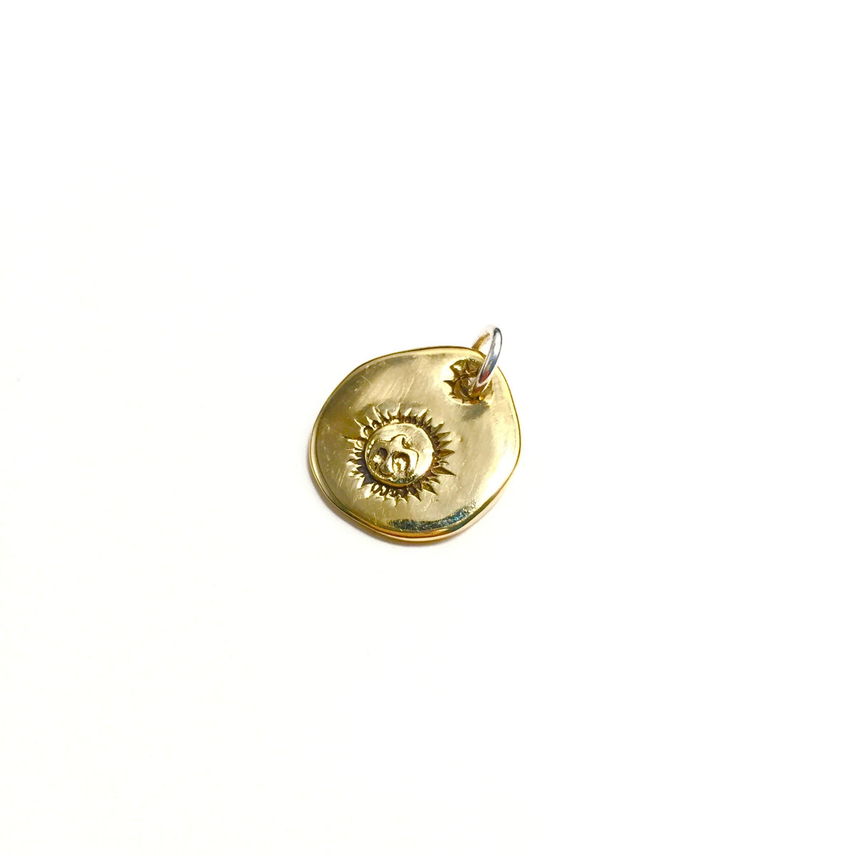 Japan Takahashi Goro Coin Pendant 15x16mm
