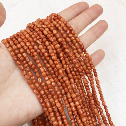 Tube Shape Coral Beads