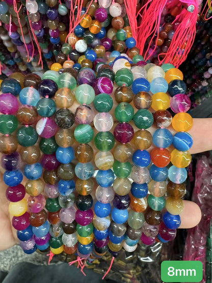 $2.5--8mm #2 Semi- Precious beadsFree Shipping