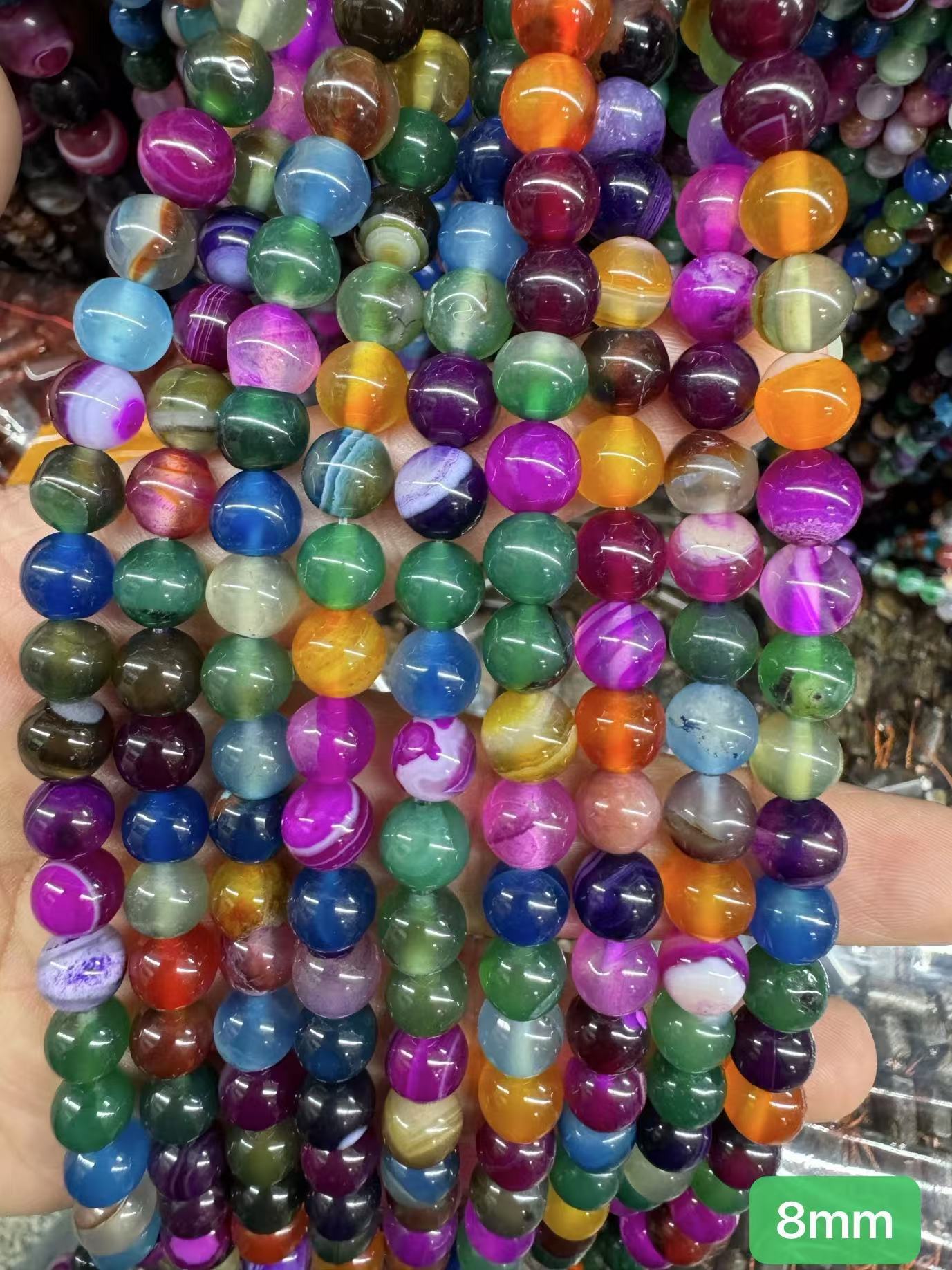 $2.5--8mm #2 Semi- Precious beadsFree Shipping