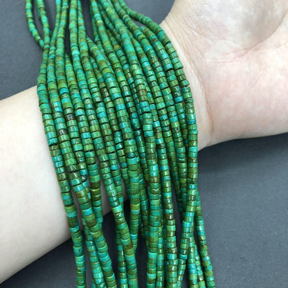 Rondelle & Heshi Turquoise Beads