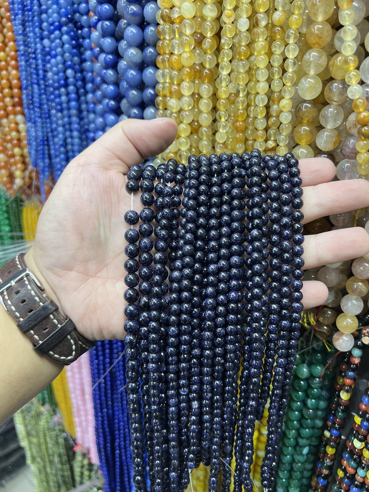 $2.5--8mm #2 Semi- Precious beadsFree Shipping