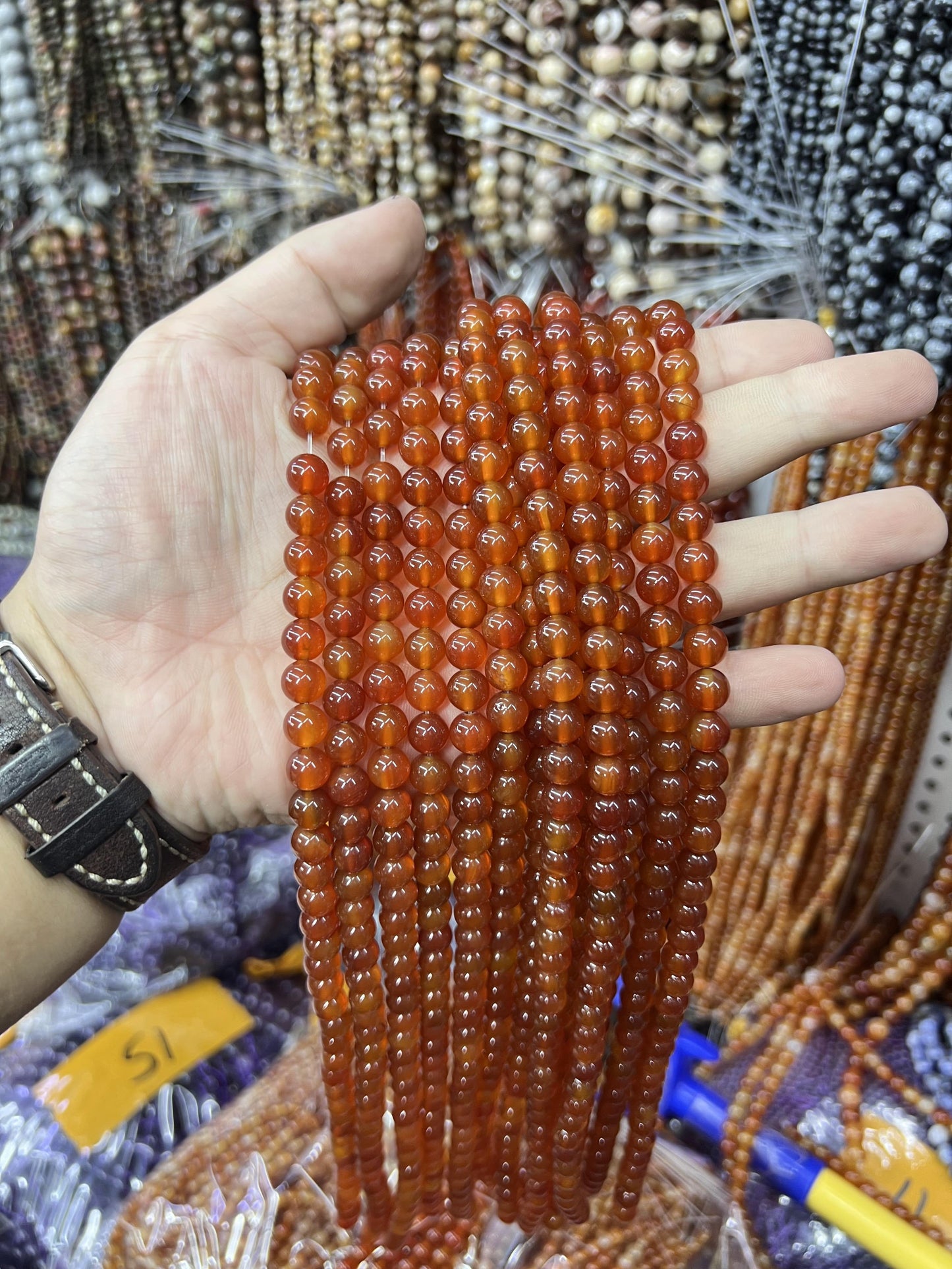 $2.5--8mm #2 Semi- Precious beadsFree Shipping