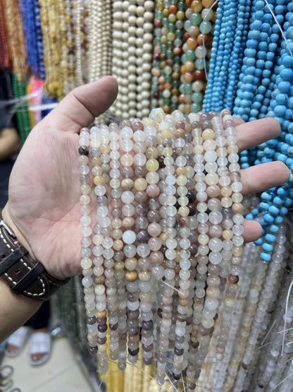 $2.5--8mm #2 Semi- Precious beadsFree Shipping
