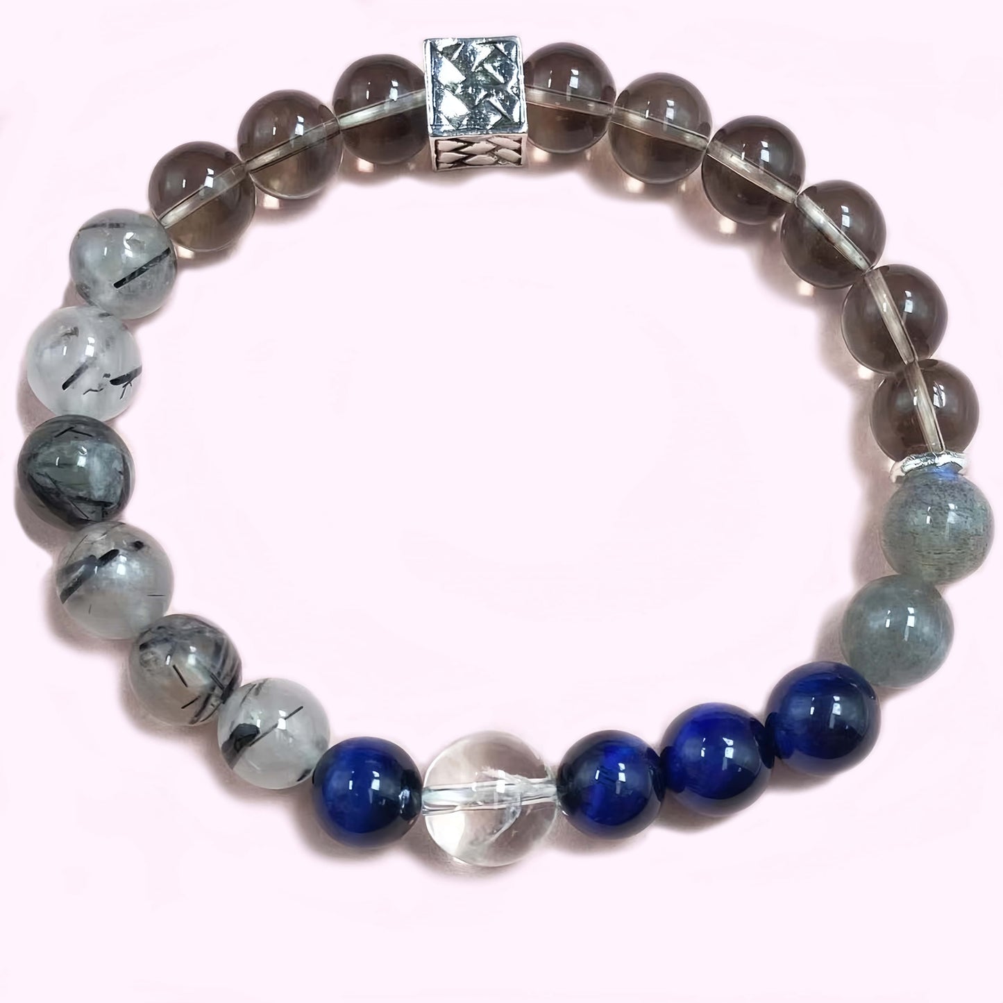 Multi Quartz Crystal Bracelet for Strenght and Power