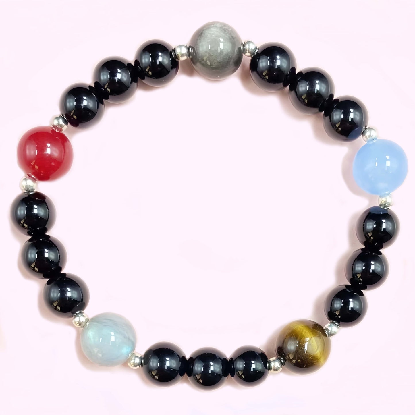 Multi Crystal Bracelet for Strenght and Power